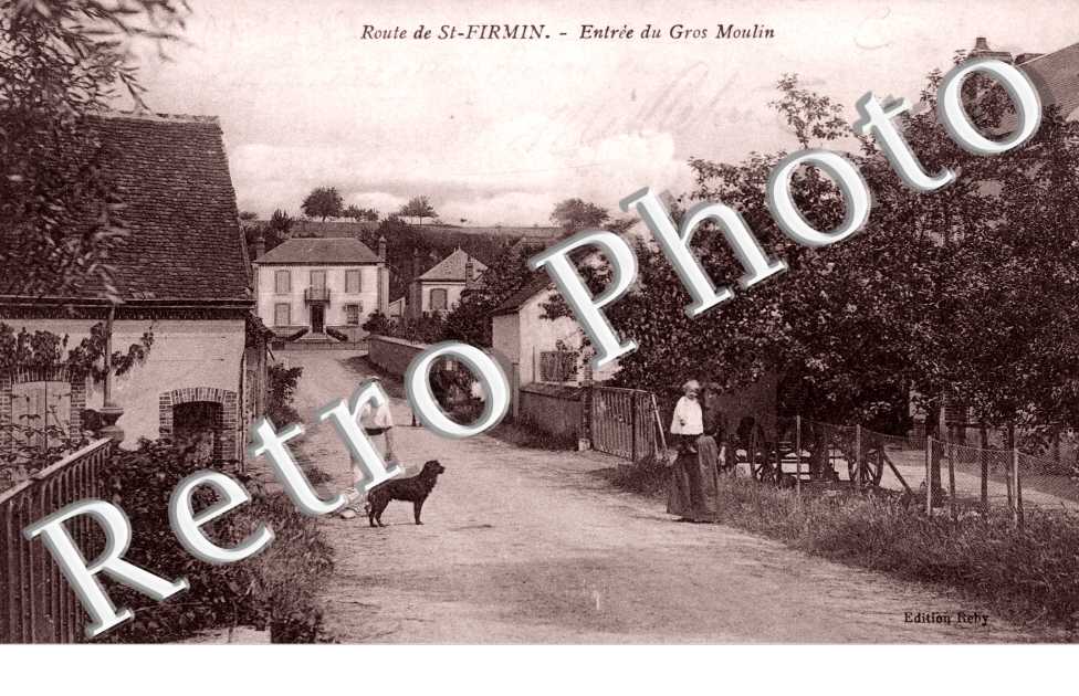 Route de Saint Firmin, Entree du Gros Moulin
