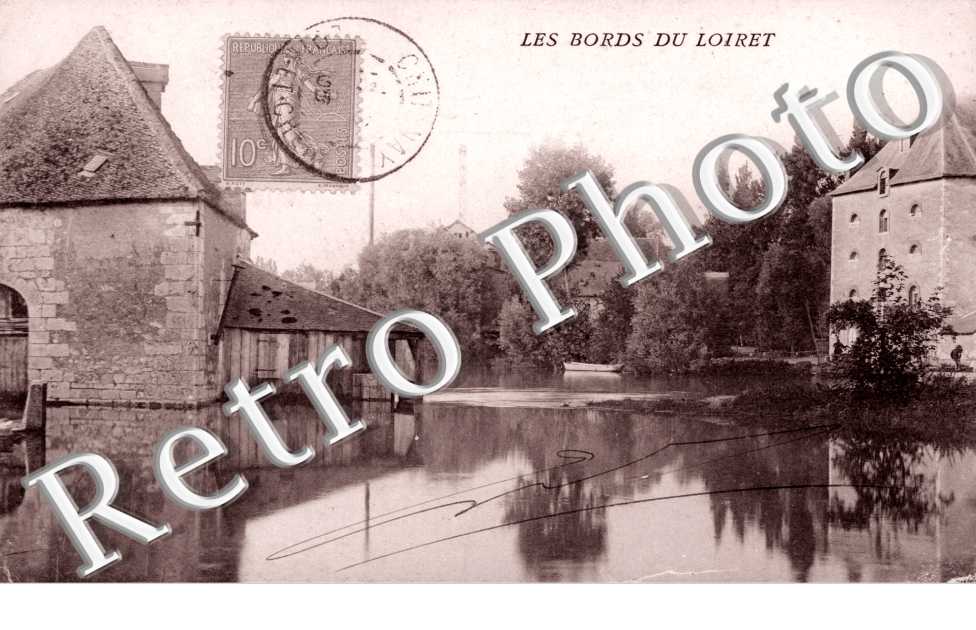 Bords du Loiret - les moulins de Saint-Santin