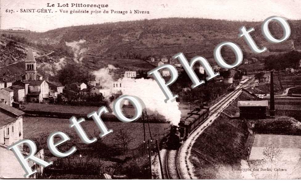 Vue generale prise du Passage a niveau