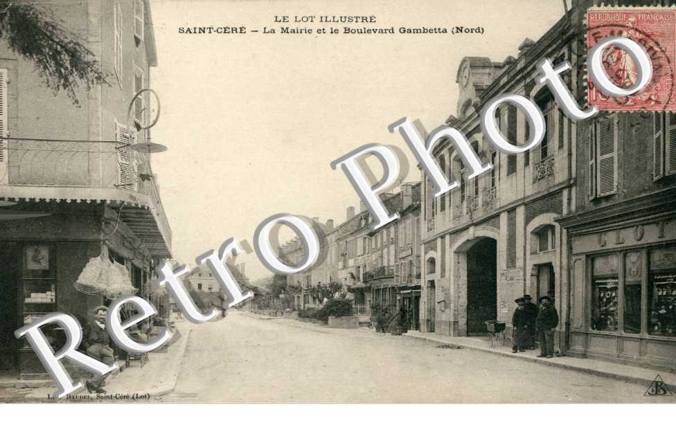 la Mairie et le Boulevard Gambetta