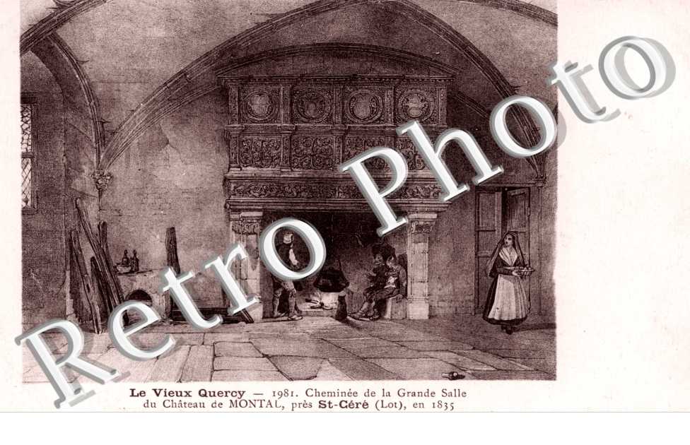 Cheminee de la Grande Salle du Chateau de Montal