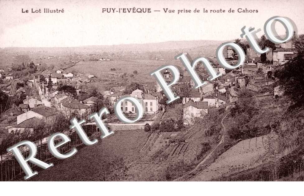 Vue prise de la Route de Cahors