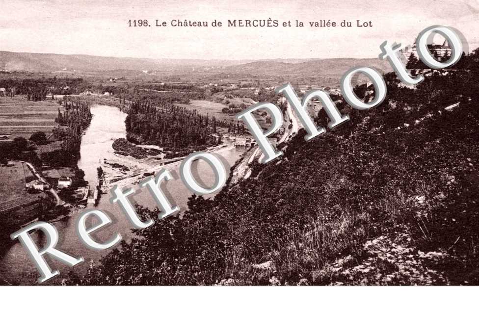 Le chateau et la vallee du Lot