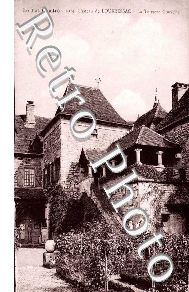 chateau, la terrasse couverte