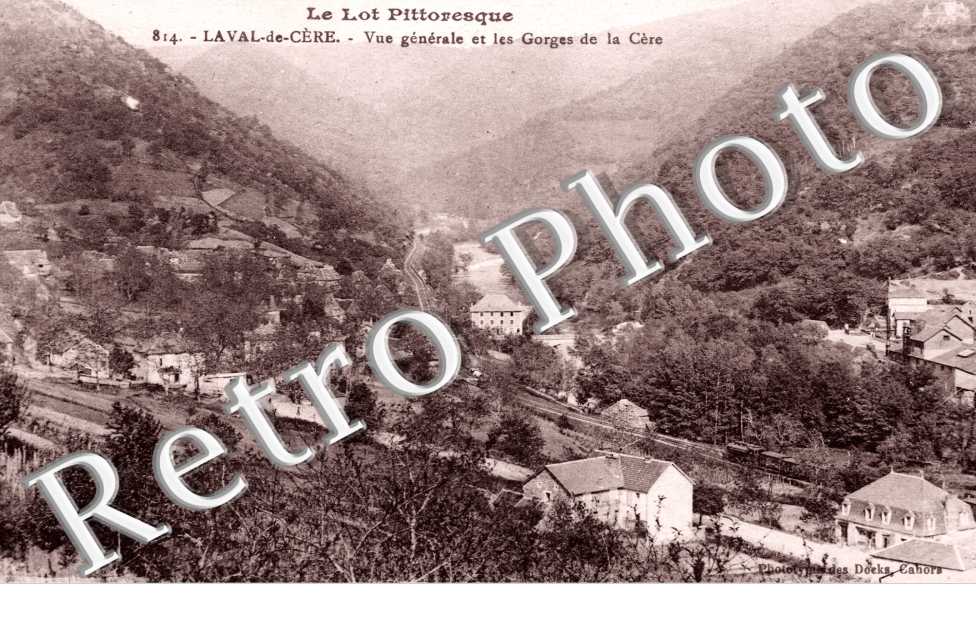 Vue generale et les gorges de la Cere
