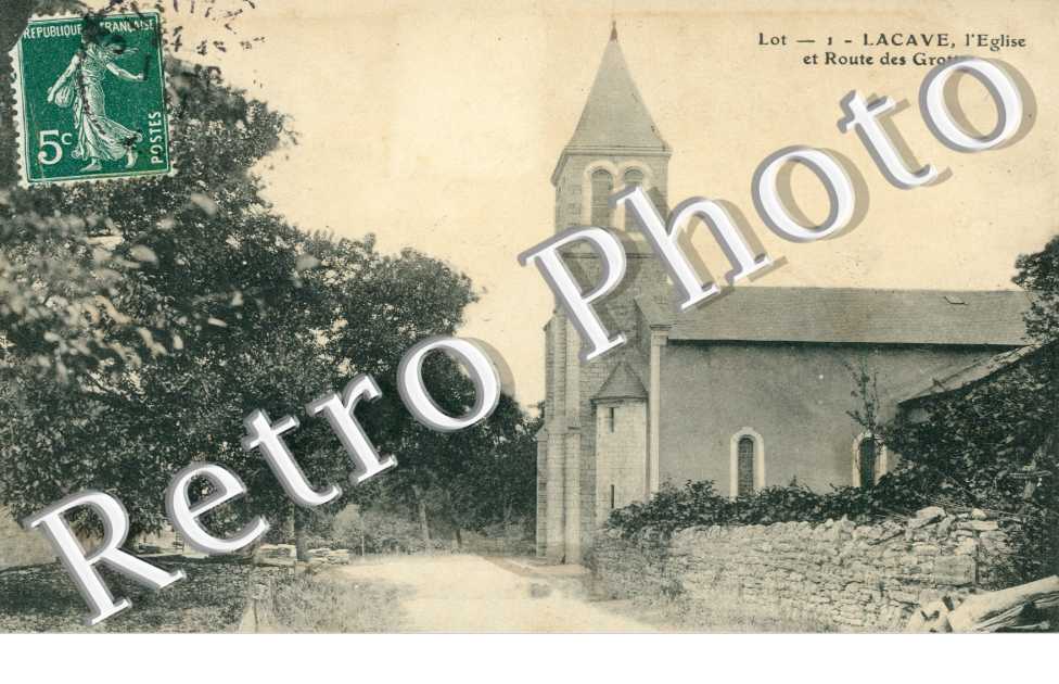 Eglise et Route des Grottes