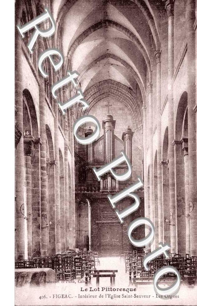 Interieur de l'Eglise saint Sauveur - les Orgues