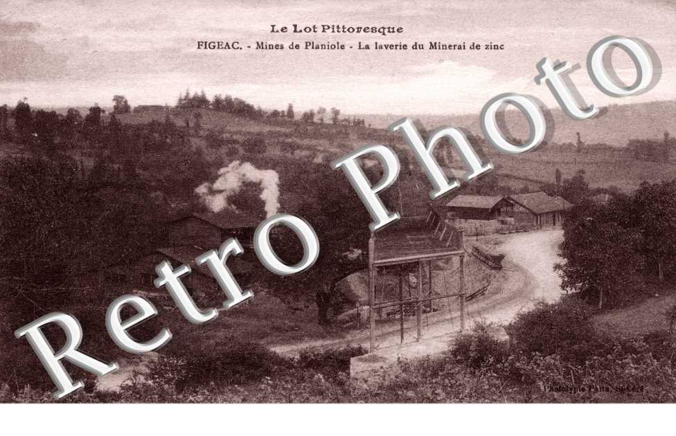 Mines de Planiole - la laverie du Minerai de zinc
