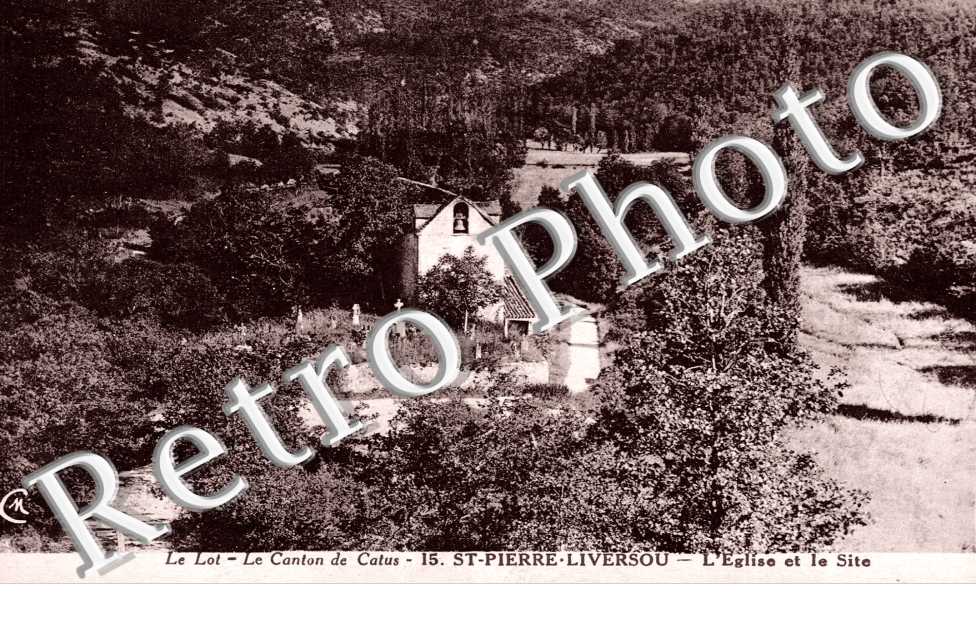 St-Pierre Liversou - eglise et le site