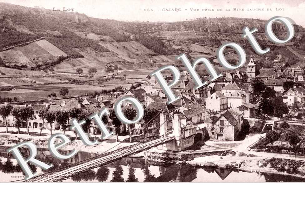 Vue rpise de la rive gauche du Lot