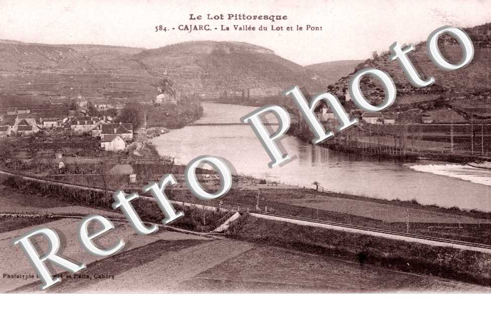 Vallee du Lot et le pont