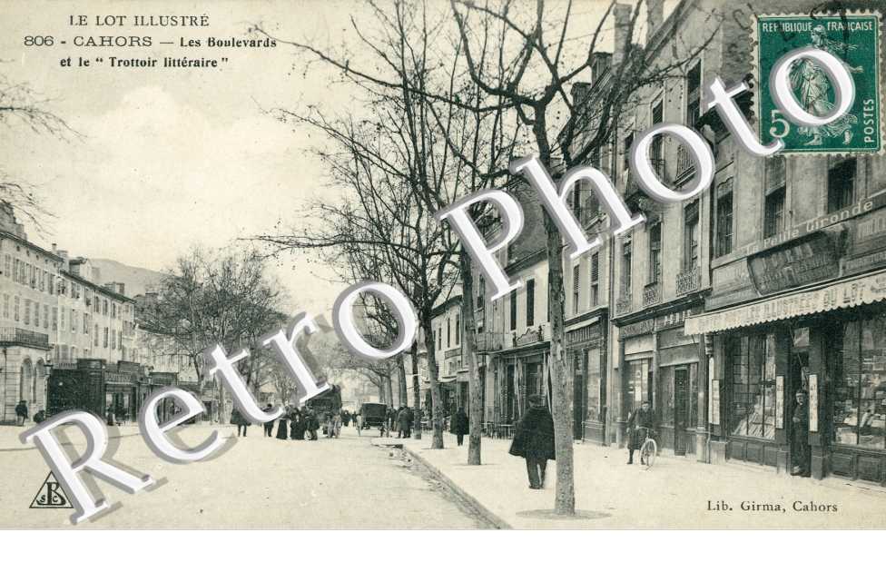 les boulevards et le trottoir litteraire