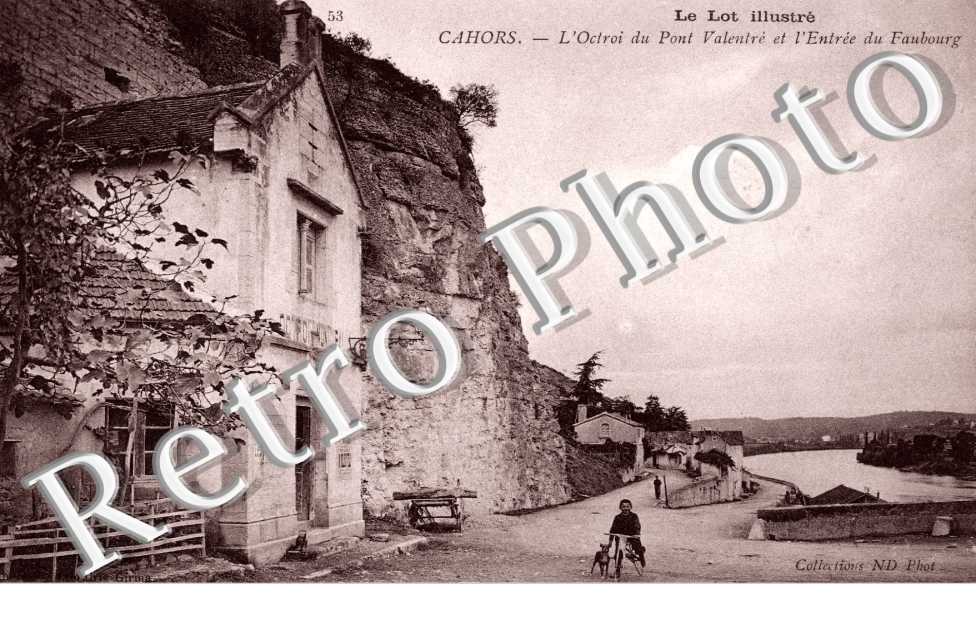 L'octroi du pont Valentré et l'entrée du faubourg