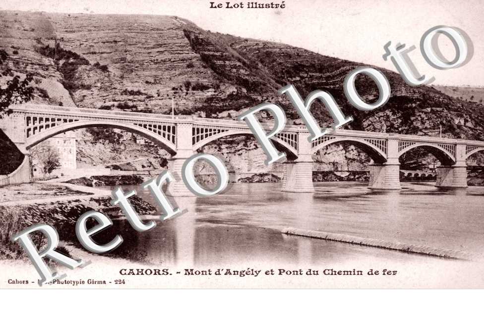 Mont d'Angely et Pont du Chemin de Fer