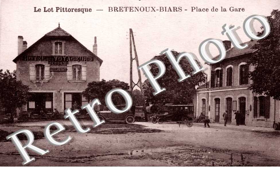 Bretenoux Biars -  la Place de la Gare