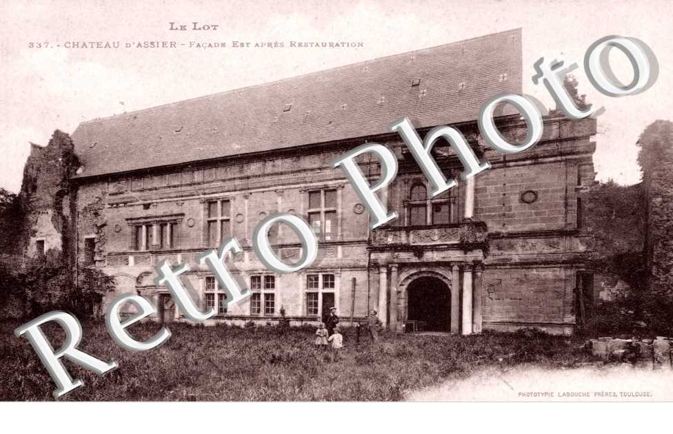 Le Chateau facade est apres restauration