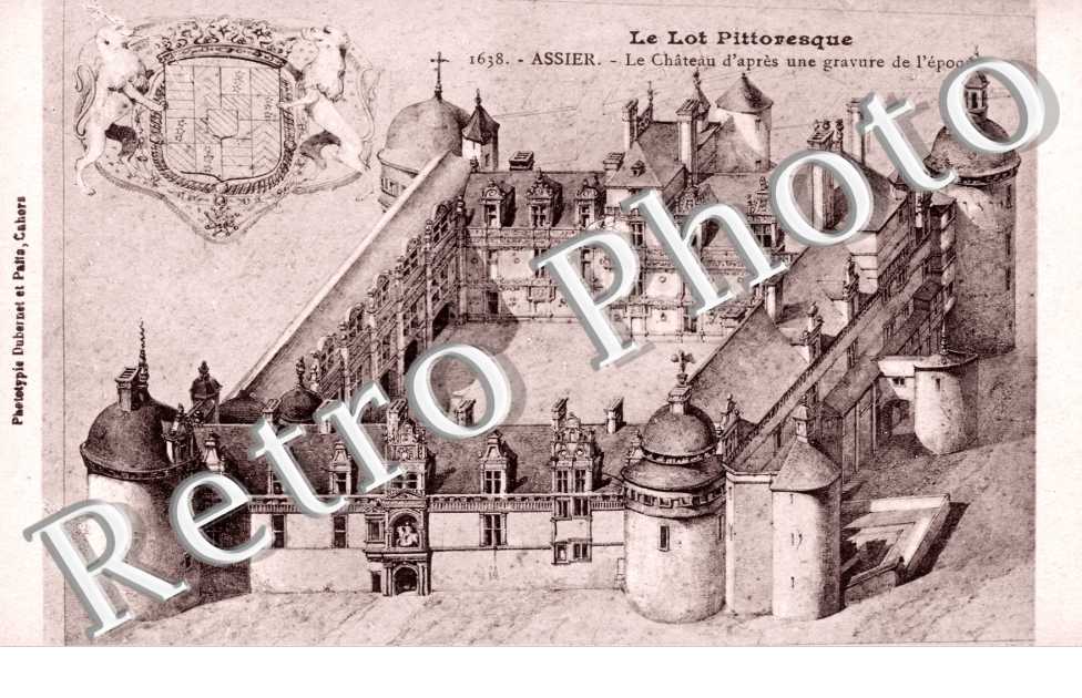 Le Chateau d'apres une gravue de l'epoque