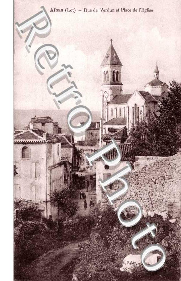 Rue de Verdun et Place de l'Eglise
