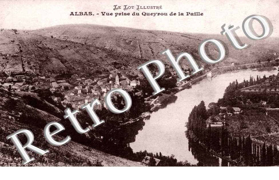 Vue prise du Queyrou de la Paille