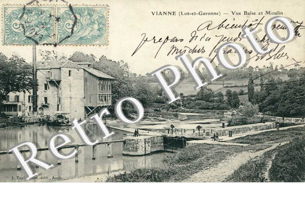 Vue Baise et moulin