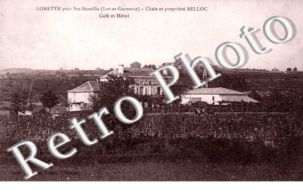 Chais et propriete Belloc cafe et hotel