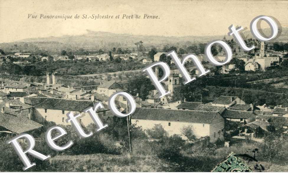 Vue panoramique  et port de Penne