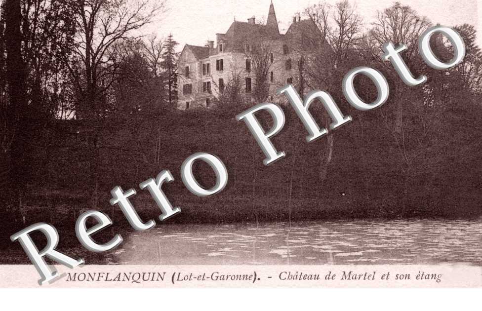 Chateau de Martel et son etang