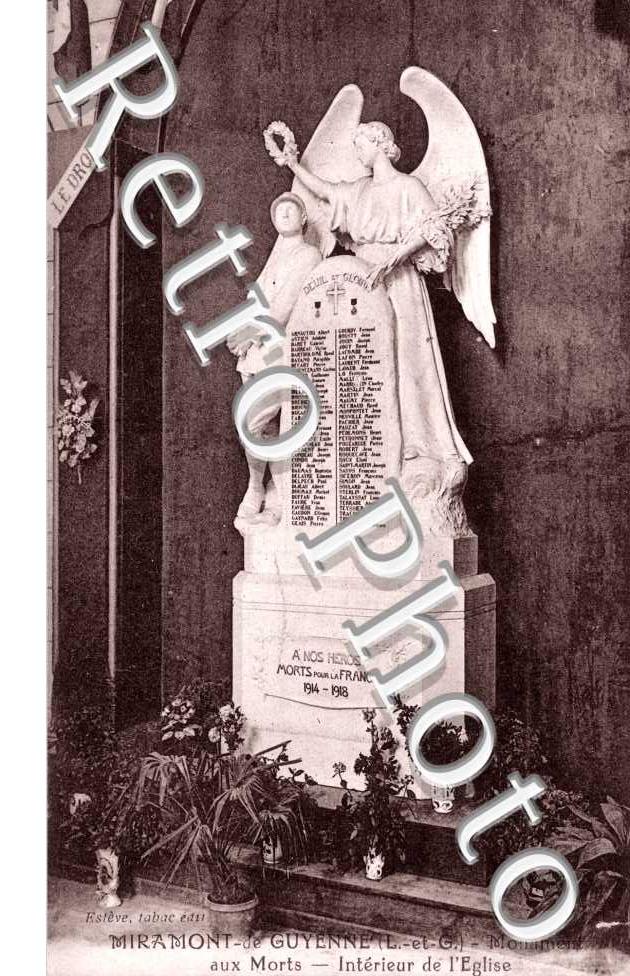 Monument aux Morts, Interieur de l'Eglise
