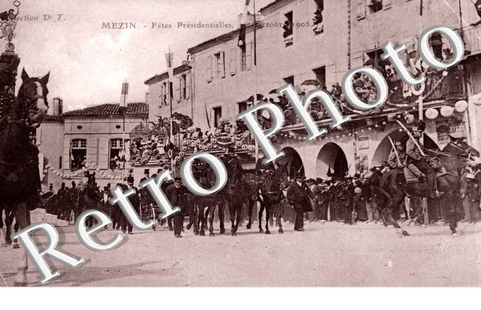Fetes Presidentielles 1er octobre 1906