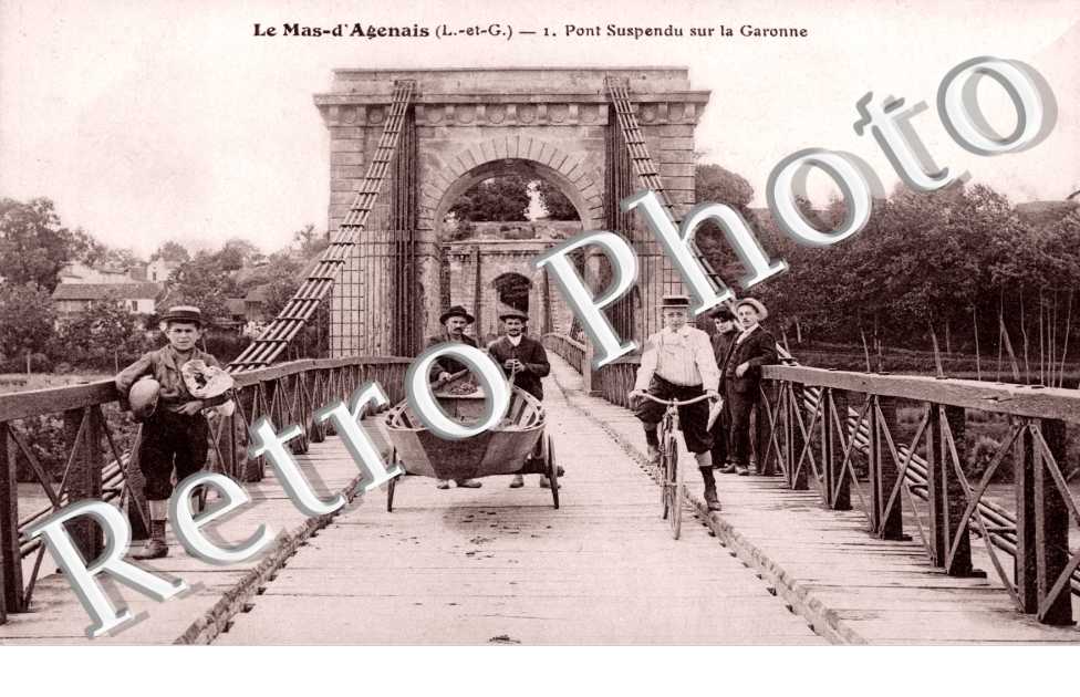 Pont suspendu sur la Garonne