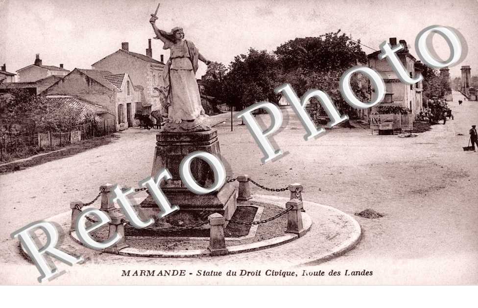 Statue du Droit Civique, Route des Landes
