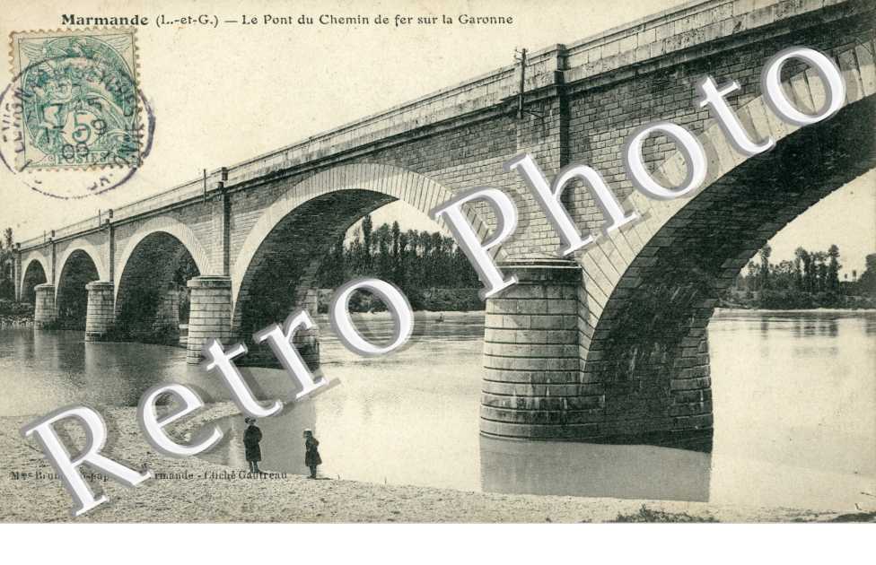 Le Pont du Chemin de Fer sur la Garonne