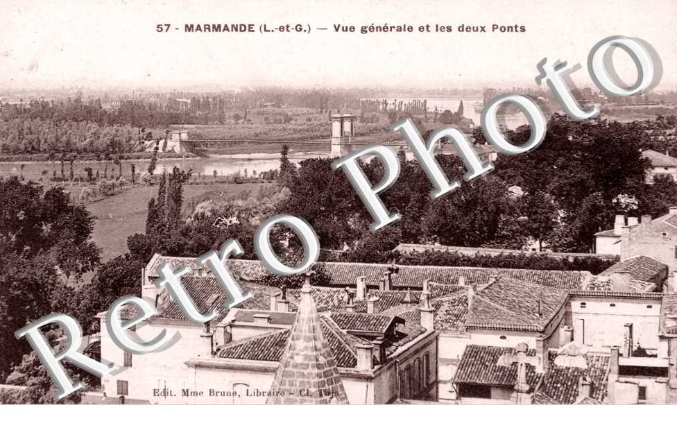 Vue generale et les deux Ponts