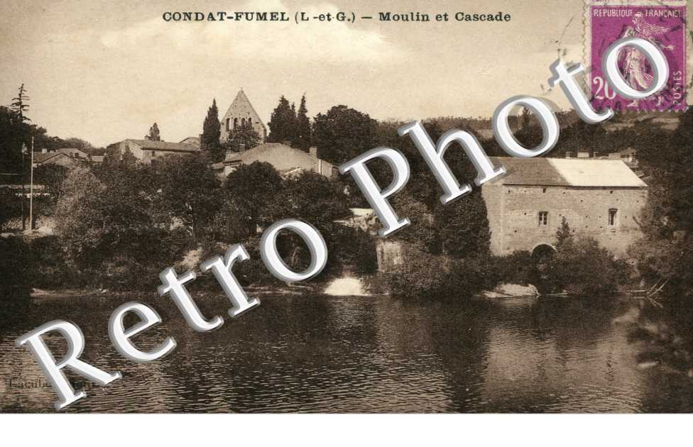 Moulin et cascade
