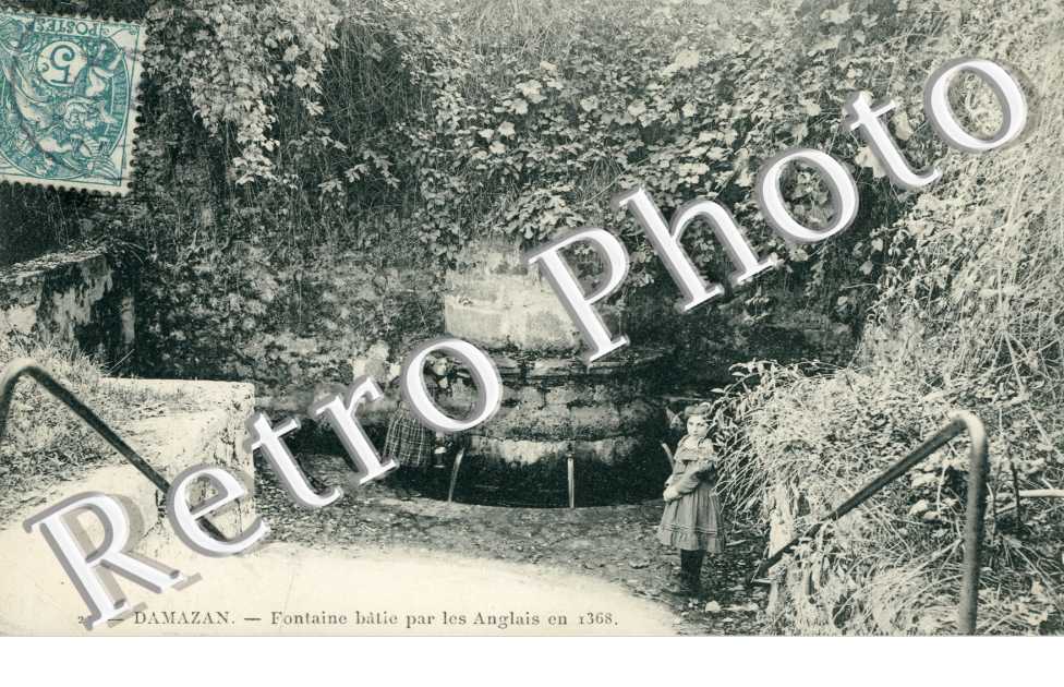 Fontaine batie par les anglais en 1368