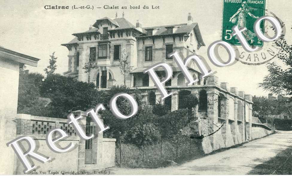 Chalet au bord du Lot