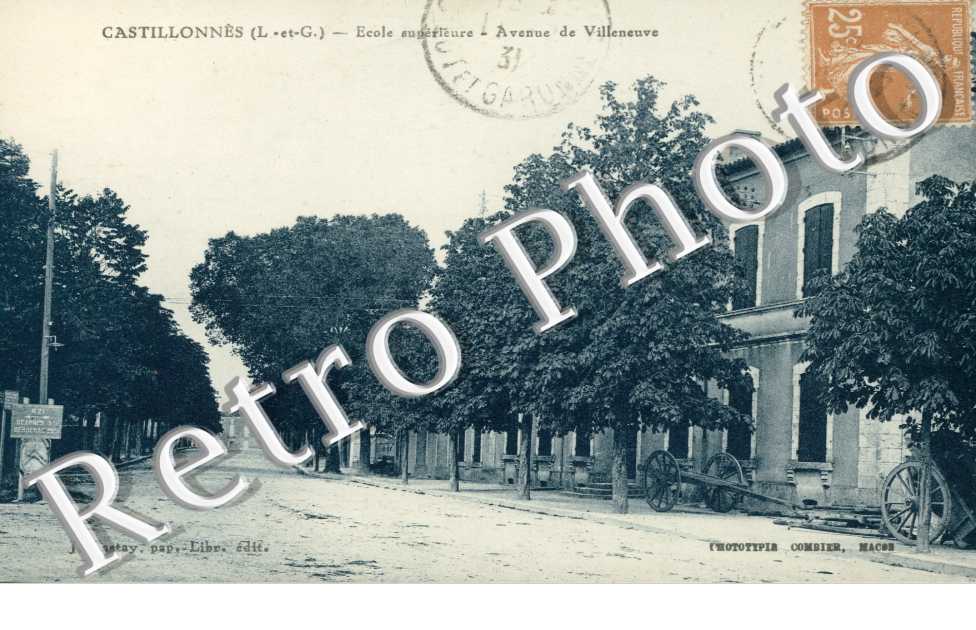 Ecole superieure, Avenue de Villeneuve