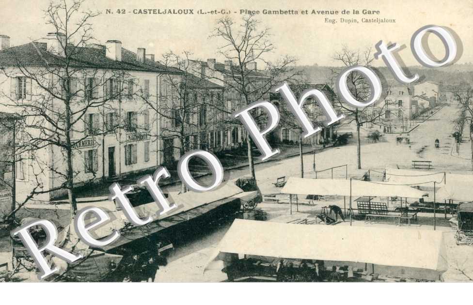 place gambetta et avenue de la gare