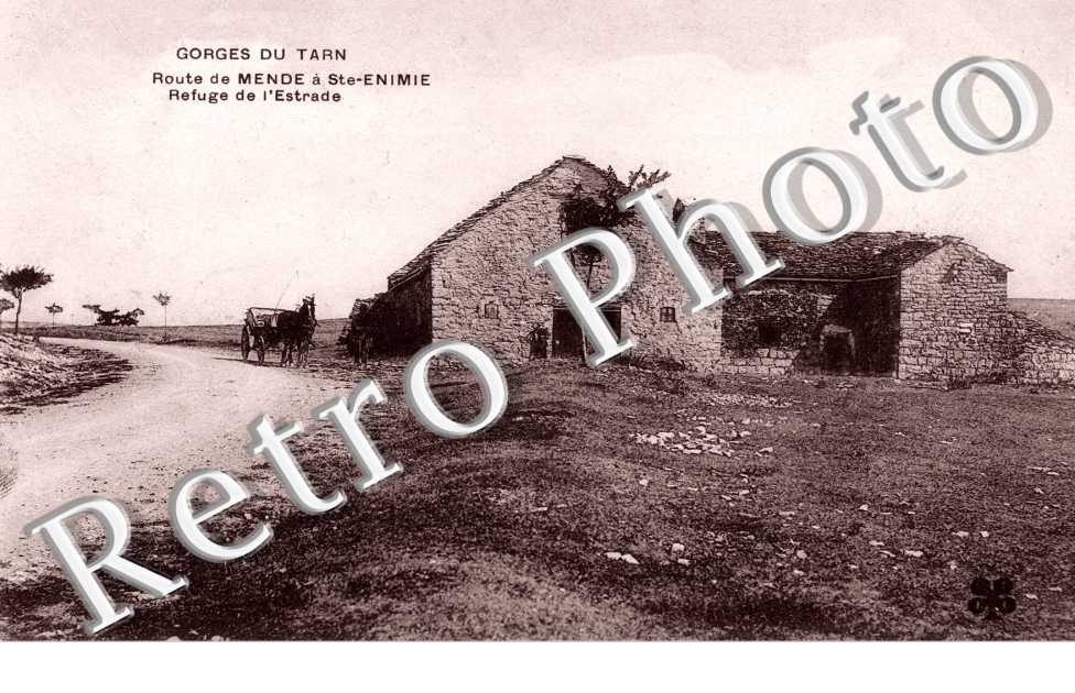 Route de Mende a Sainte-Enimie, Refuge de l'estrade