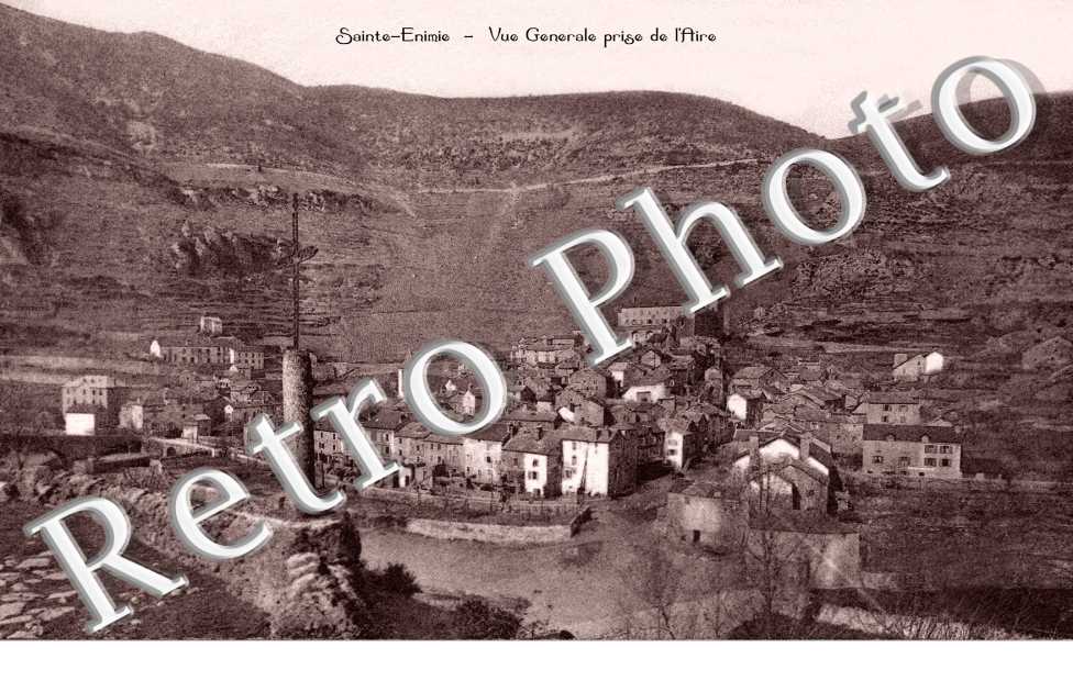Vue Generale prise de l'Aire, Gorges du Tarn