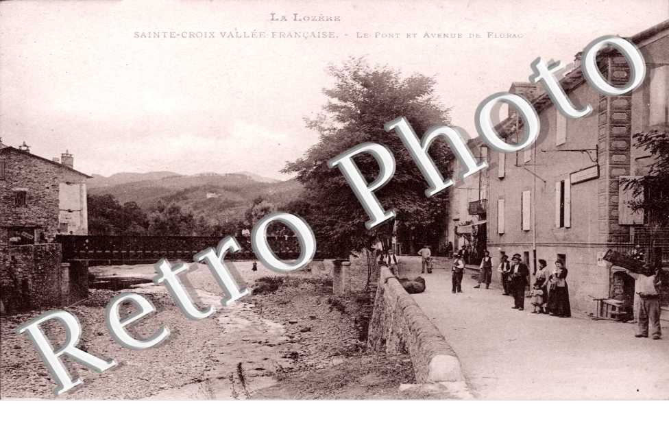 le pont et avenue de Florac