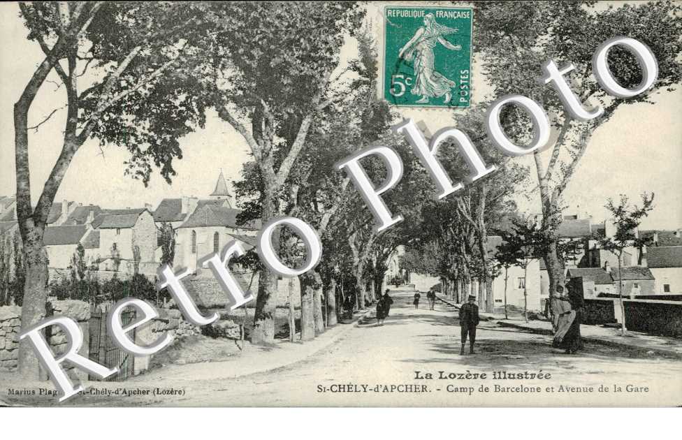 CAmp de Barcelone et Avenue de la Gare