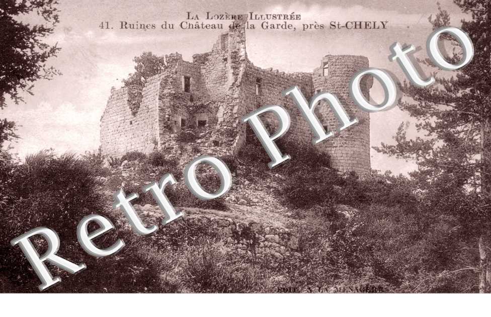 ruines du chateau de la Garde