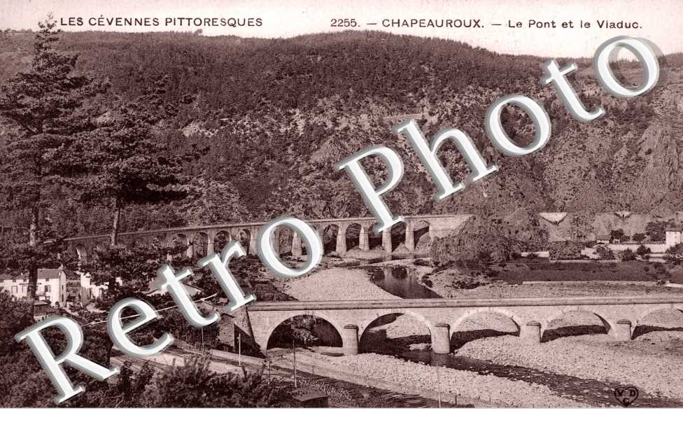 Chapeauroux le pont et le viaduc