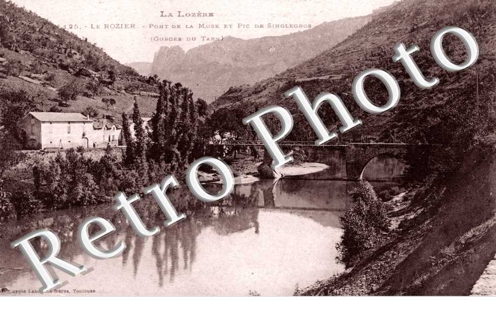 Pont de la Muse et Pic de Singlegros