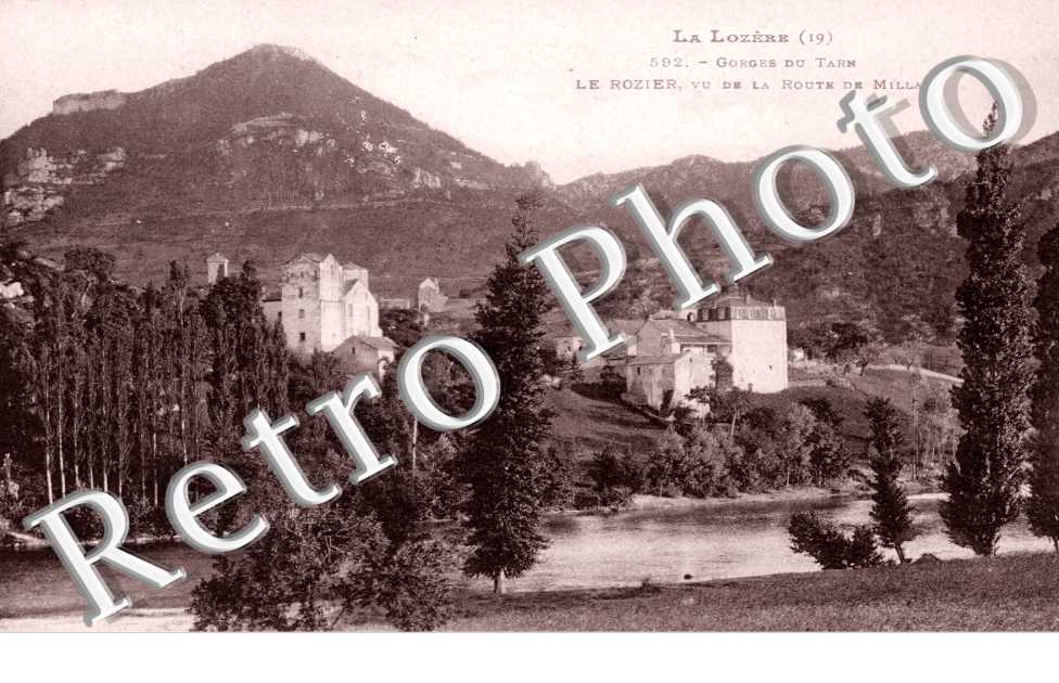 vu de la route de Millau
