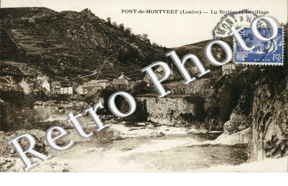 la riviere et le village