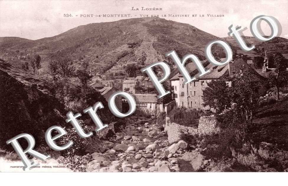 Vue sur le Martinet et le village