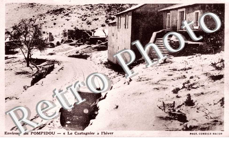 environs du Pompidou "Le Castagnier" l'hiver