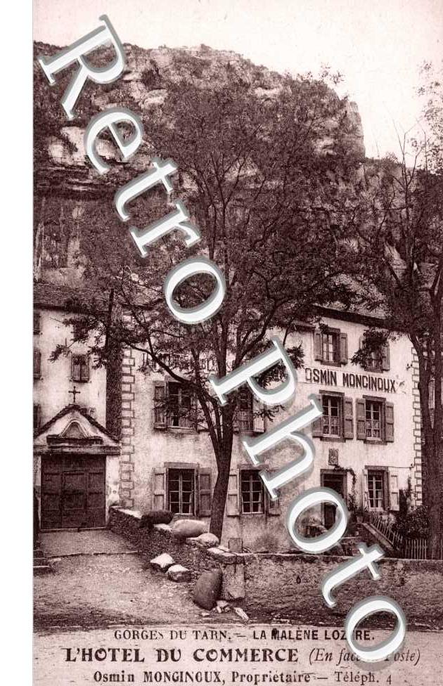 Hotel du commerce Osmin Monginoux proprietaire